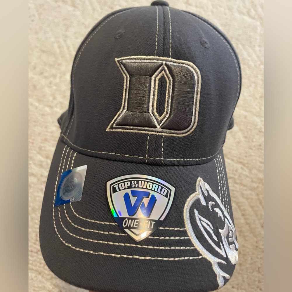 Duke Men’s Hat Greyish Blue- New with Stickers